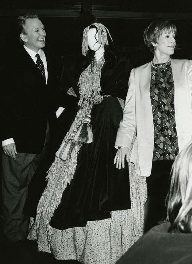 Bob Mackie with Carol Burnett